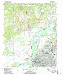 Hi-Res Interactive Map of Fort Smith, AR in 1987 | Pastmaps